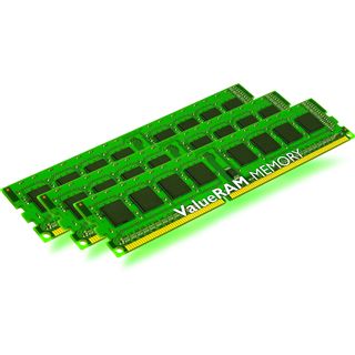 24GB Kingston ValueRAM Intel DDR3-1333 regECC DIMM CL9 Tri Kit