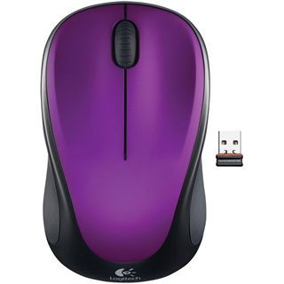 Logitech M235 Wireless optische USB Maus violett