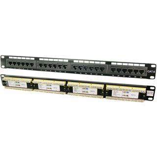 LogiLink 24 Port RJ-45 CAT 6 Patchpanel f&uuml;r 19" Rack