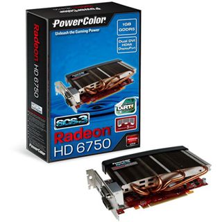 1GB PowerColor Radeon HD 6750 SCS3 Passiv PCIe 2.1 x16 (Retail)