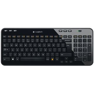 Logitech K360 USB Deutsch schwarz (kabellos)