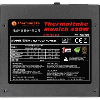 430 Watt Thermaltake Munich Non-Modular 80+ Bronze