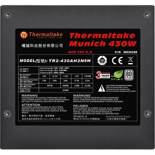 430 Watt Thermaltake Munich Non-Modular 80+ Bronze