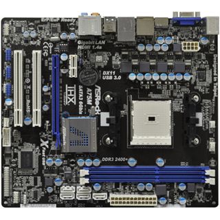 ASRock A75M AMD A75 So.FM1 Dual Channel DDR3 mATX Retail