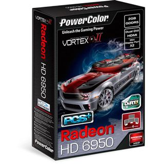 2GB PowerColor Radeon HD 6950 Vortex Aktiv PCIe 2.1 x16 (Retail)