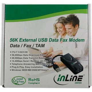 InLine 56K Fax Modem extern, USB, V.92