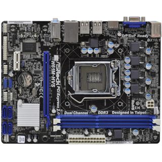 ASRock H61M-HVS Intel H61 So.1155 Dual Channel DDR3 mATX Retail