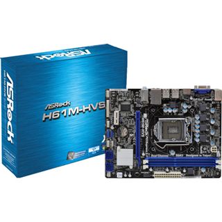 ASRock H61M-HVS Intel H61 So.1155 Dual Channel DDR3 mATX Retail