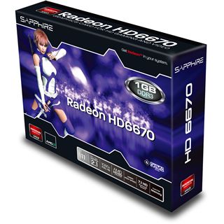 1GB Sapphire Radeon HD 6670 Aktiv PCIe 2.1 x16 (Retail)