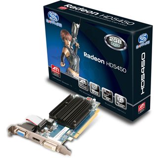 2GB Sapphire Radeon HD 5450 Low Profile Passiv PCIe 2.1 x16 (Lite