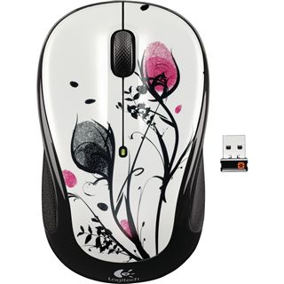 Logitech Maus Wireless Mouse M325 Fingerprint Flowers