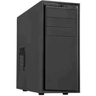 NZXT Source 210 Elite gedaemmt Midi Tower ohne Netzteil schwarz