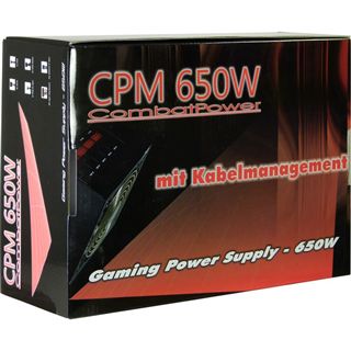 650 Watt Inter-Tech Combat Power Modular