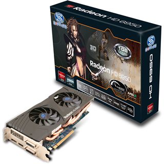 1GB Sapphire Radeon HD 6950 Dual Fan Aktiv PCIe 2.1 x16 (Full Retail)