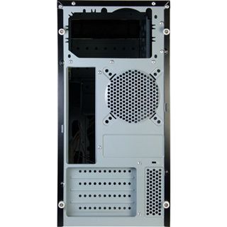 Inter-Tech JY-180 Mini Tower ohne Netzteil schwarz