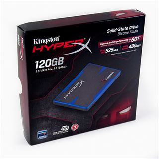 120GB Kingston HyperX SSD 2.5" (6.4cm) SATA 6Gb/s MLC synchron