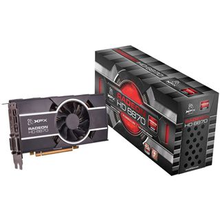 1GB XFX Radeon HD 6870 Single Fan XFX-Design Aktiv PCIe 2.1 x16