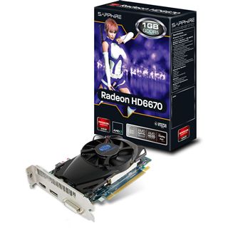 1GB Sapphire Radeon HD 6670 Vapor-X Aktiv PCIe 2.1 x16 (Lite Retail)