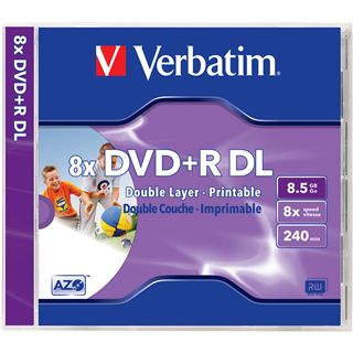 Verbatim DVD+R DOUBLE LAYER 8X 8.5GB WIDE PRINTABLE 1er
