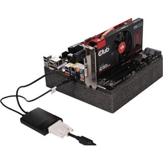 Club 3D Adapter aktiv f&uuml;r Displayport zu DVI (CAC-1051)
