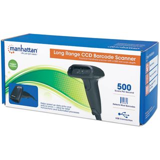 Manhattan Barcode Long Range CCD (USB) 1,5m schwarz
