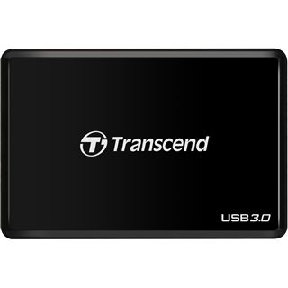 Transcend F8 Multi Card Reader schwarz USB 3.0 extern Multi Slot