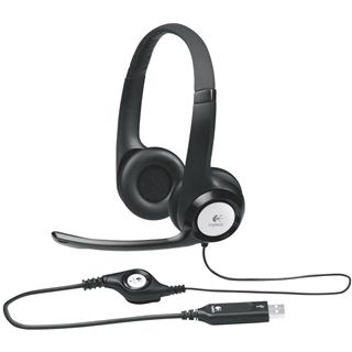 Logitech USB Headset H390 schwarz