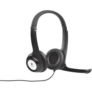 Logitech USB Headset H390 schwarz