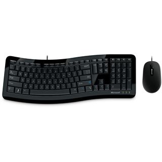 Microsoft Comfort Curve Desktop 3000 OEM Deutsch USB schwarz