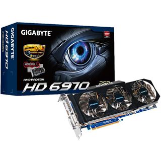 2GB Gigabyte Radeon HD 6970 HD Aktiv PCIe 2.1 x16 (Retail)