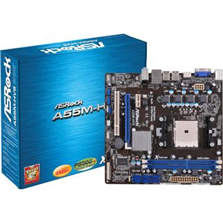 ASRock A55M-HVS AMD A55 So.FM1 Dual Channel DDR3 mATX Retail