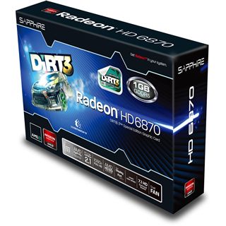 1GB Sapphire Radeon HD 6870 OC Aktiv PCIe 2.1 x16 (Lite Retail)