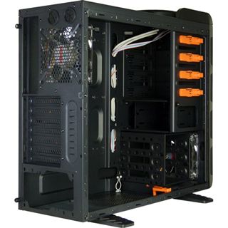 Inter-Tech Q7 Major mit Sichtfenster Midi Tower ohne Netzteil schwarz