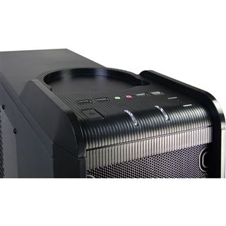 Inter-Tech Q7 Major mit Sichtfenster Midi Tower ohne Netzteil schwarz