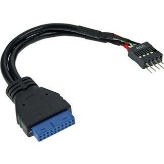 InLine 19 poliger USB 3.0 Pin-Header Buchse für USB 2.0 9pol