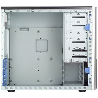 Chenbro PC61731 Midi Tower ohne Netzteil schwarz/silber