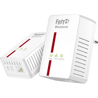 AVM FRITZ!Powerline 500E Set 500 MBit/s 1x LAN 10/100/1000 2er Pack