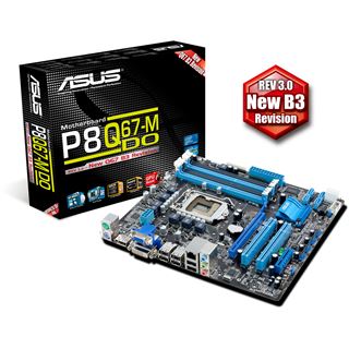 Asus P8Q67-M DO/TPM Intel Q67 So.1155 Dual Channel DDR3 mATX Retail