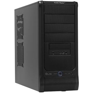 Cooler Master Elite 330U Midi Tower ohne Netzteil schwarz