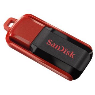 2 GB SanDisk Cruzer rot/schwarz USB 2.0