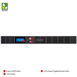 Cyberpower Office Serie 1500 VA / 900 Watt Rackmount (OR1500ELCDRM1U)