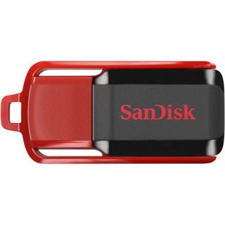 8 GB SanDisk Cruzer Switch rot/schwarz USB 2.0