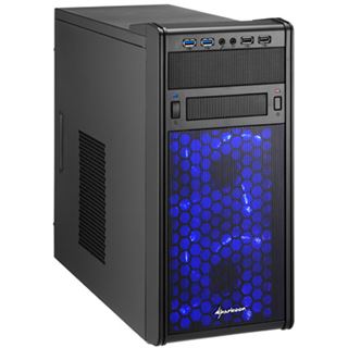 Sharkoon MS120 Mini Tower ohne Netzteil schwarz