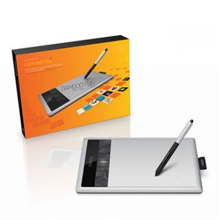 Wacom Bamboo Fun M 3. Gen 216x137 mm USB weiss