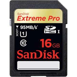 16 GB SanDisk Extreme Pro SDHC Class 10 Retail