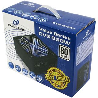 650 Watt Cooltek Value Series CVS Non-Modular 80+