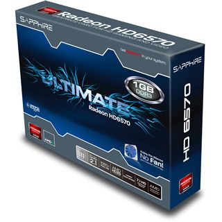 1GB Sapphire Radeon HD 6570 Ultimate Passiv PCIe 2.1 x16 (Retail)