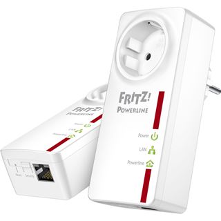 AVM FRITZ!Powerline 520E Set 500 MBit/s 1x LAN 10/100/1000 2er Pack