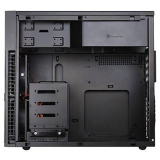 Silverstone Precision PS07 Mini Tower ohne Netzteil schwarz