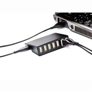 Targus USB Desktop Hub ACH115EU 7-port USB 2.0 extern ohne Netzteil